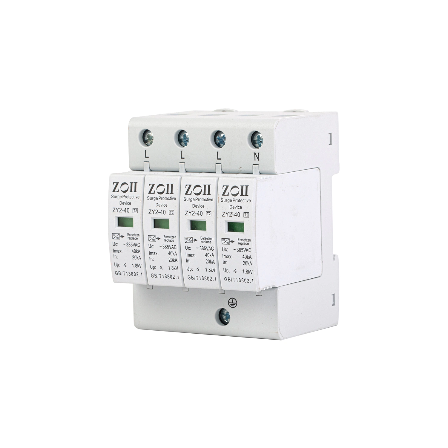 Precio Mayorista/Proveedor caliente AC SPD 2p 20-50ka 275V para protección de intercepción de bajo voltaje dispositivo protector de sobretensión fábrica OEM