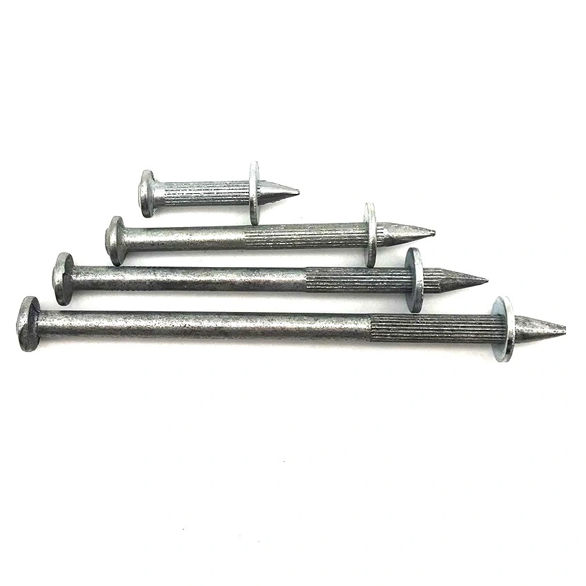 Buen Precio #60 Acero mecánico galvanizado 5.0x100mm clavos de tiro a. Rusia