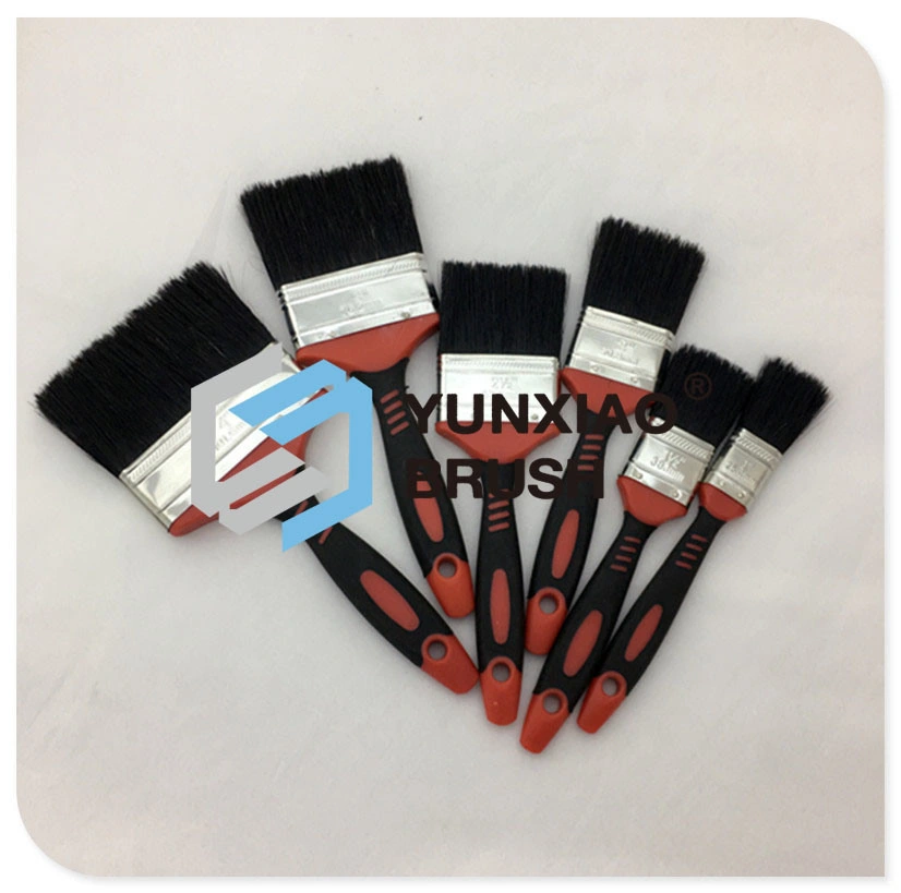 High quality/High cost performance  Professional Pet Bi-Color Customized Size Paint Brush for Household Painting