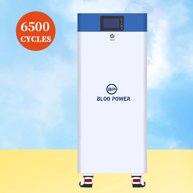 Bloopower 20kw off Grid Lithium Batteries for Home Wall System USB Solar Charger Bank Long Life Fast Charging Battery Pack