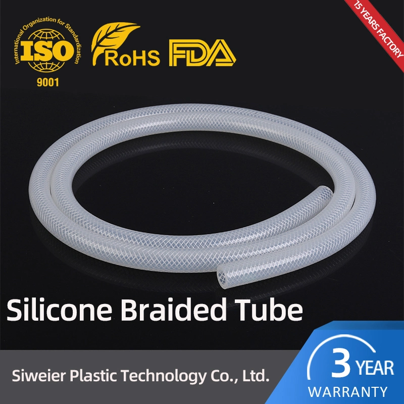 High Pressure Reinforced Tubing Large Diameter Silicone Braided Vacuum Hose