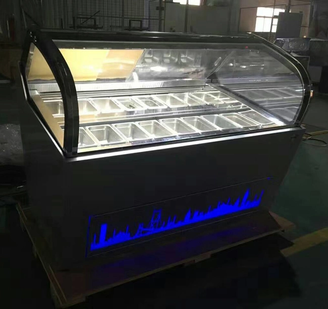 PVC Pan Ice Cream Showcase