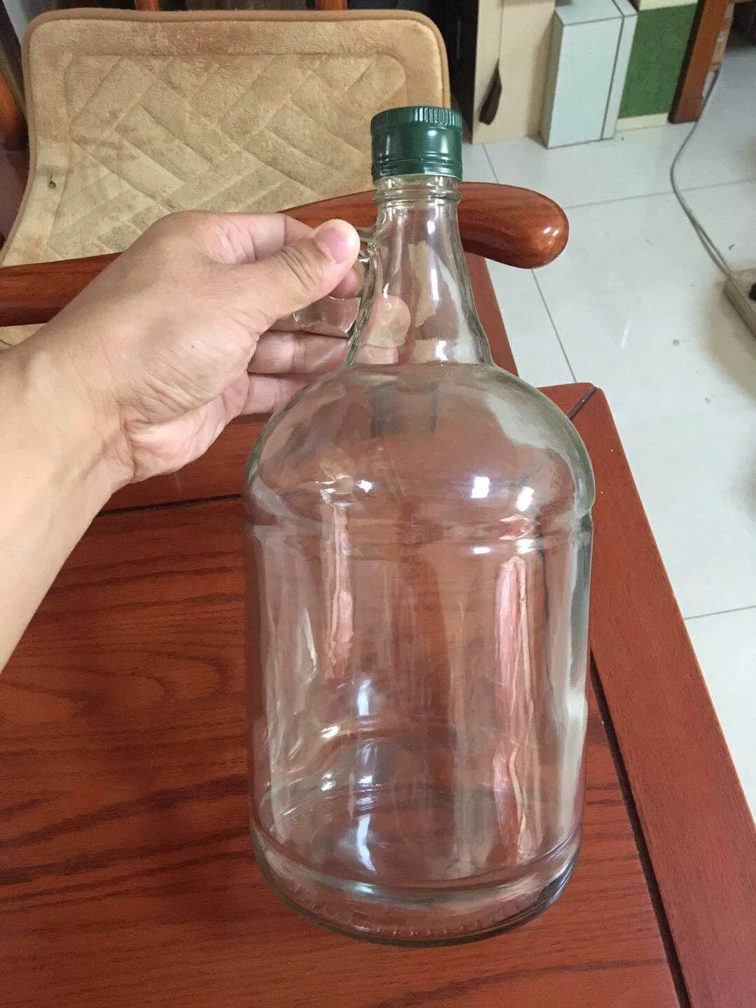 3L Olive Oil Glass Bottle