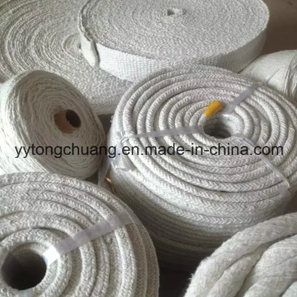 Ceramic Fiber High Temperature Insulation Twisted Round Square Sealing Rope