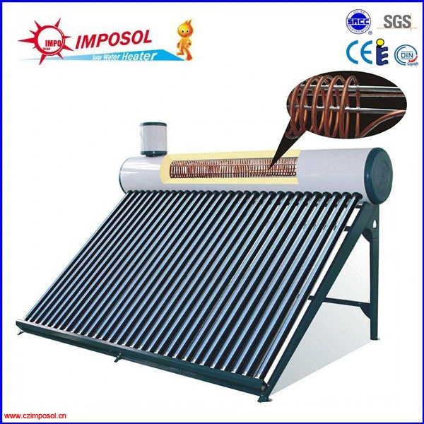 Compact Copper Coil Solar Pressurized Water Heater