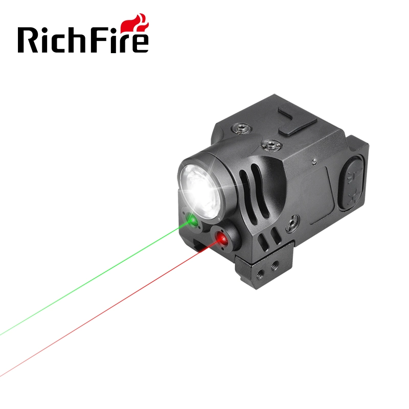 Red Geeen Laser Sight com White Light Combo Tactical Flashlight