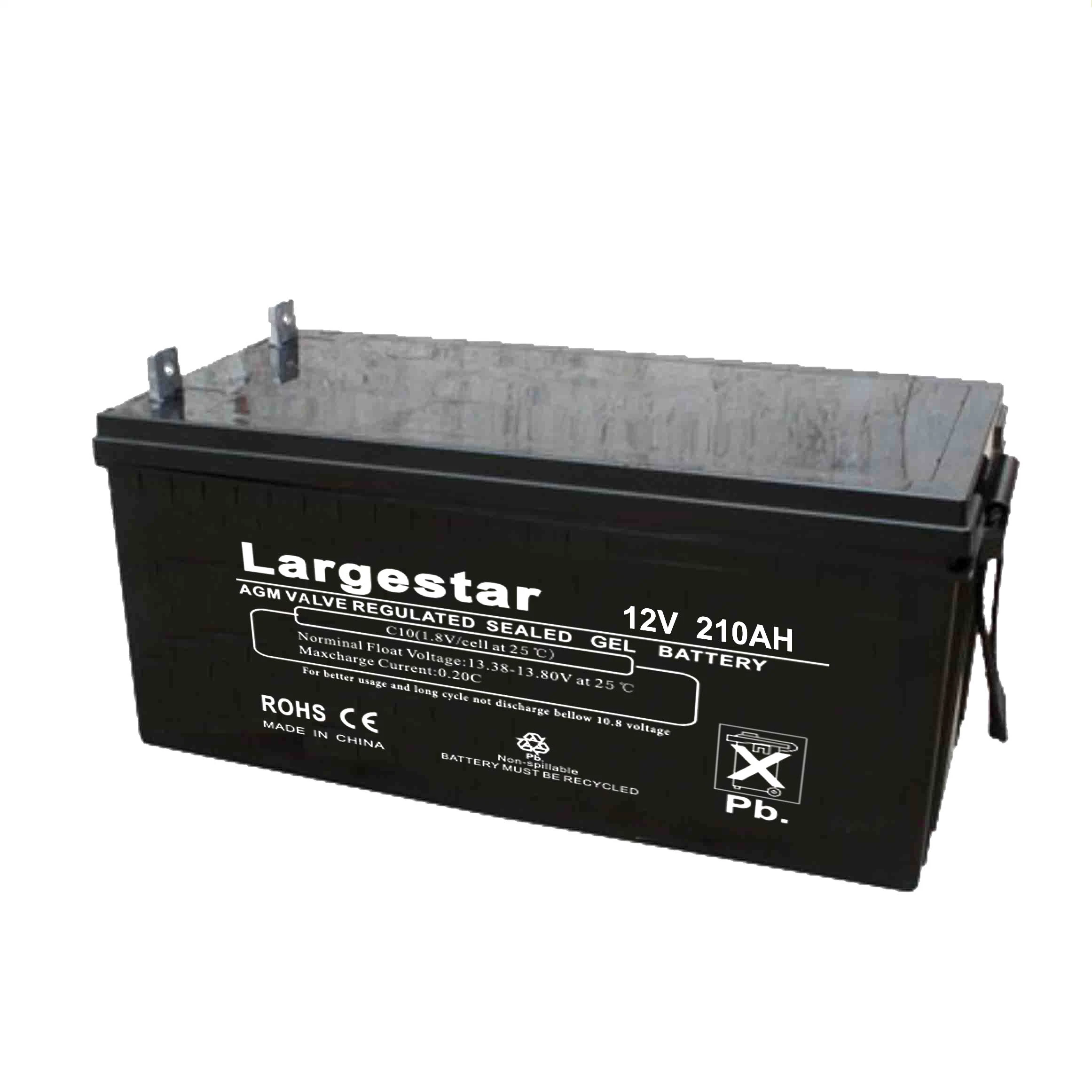 12V Electric Power Largestar/TNT/Booster 329*172*215*243mm VRLA Rechargeable Lead Acid Gel Battery 100ah