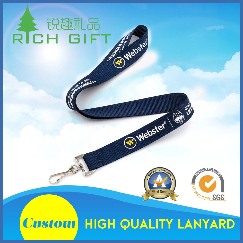 La fábrica de poliéster personalizados Lanyards/Lugguge/Cable de alimentación/cuello/Teléfono correa correa