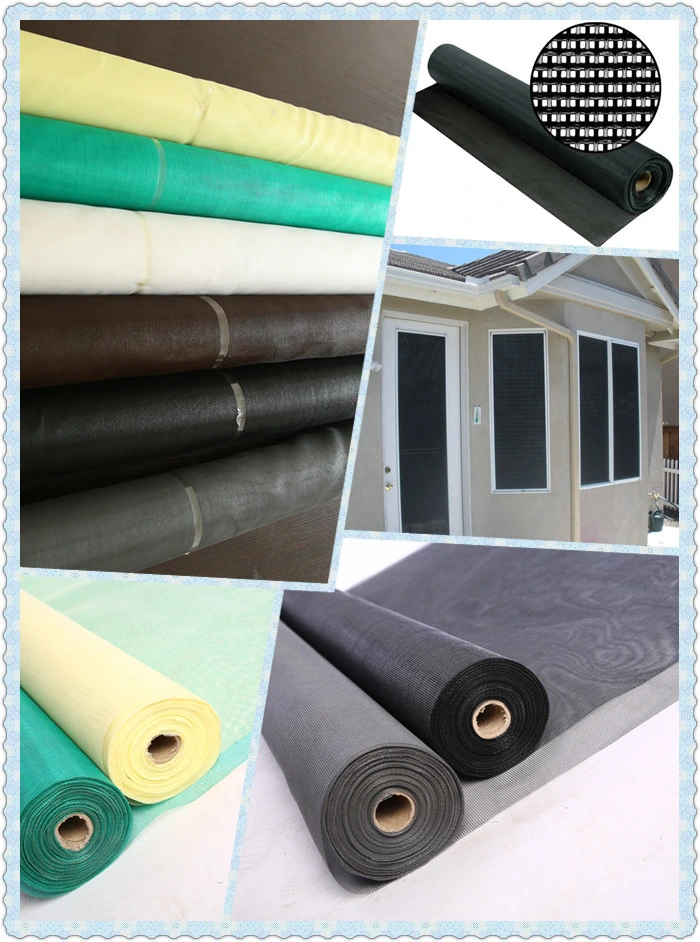 Resisting Fiberglass Window Screen for Building Material with Different Color and SGS