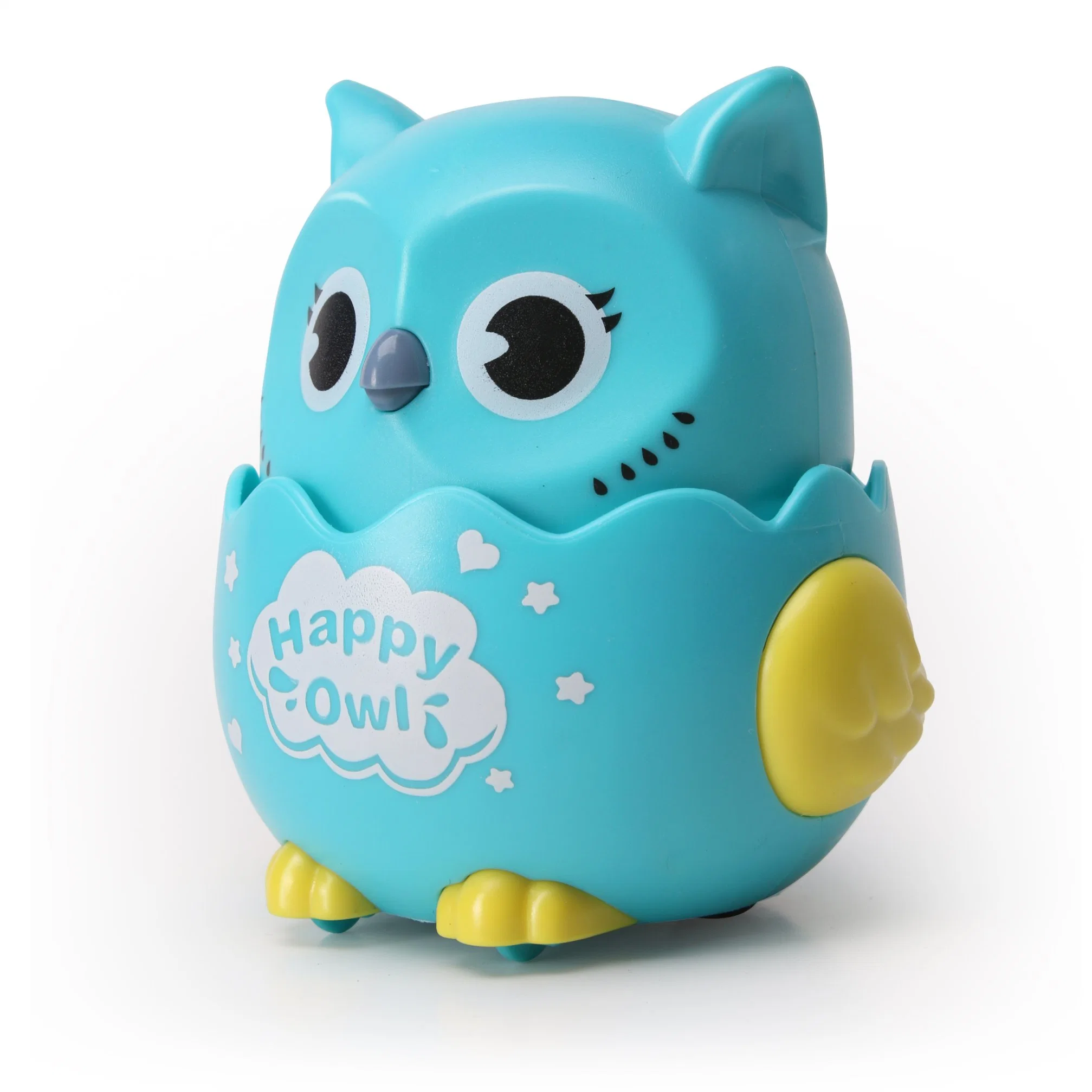 Amazon Funny Kids Toy Press and Go Owl Toy The Owl Head puede girar y presionar el juguete para caminar