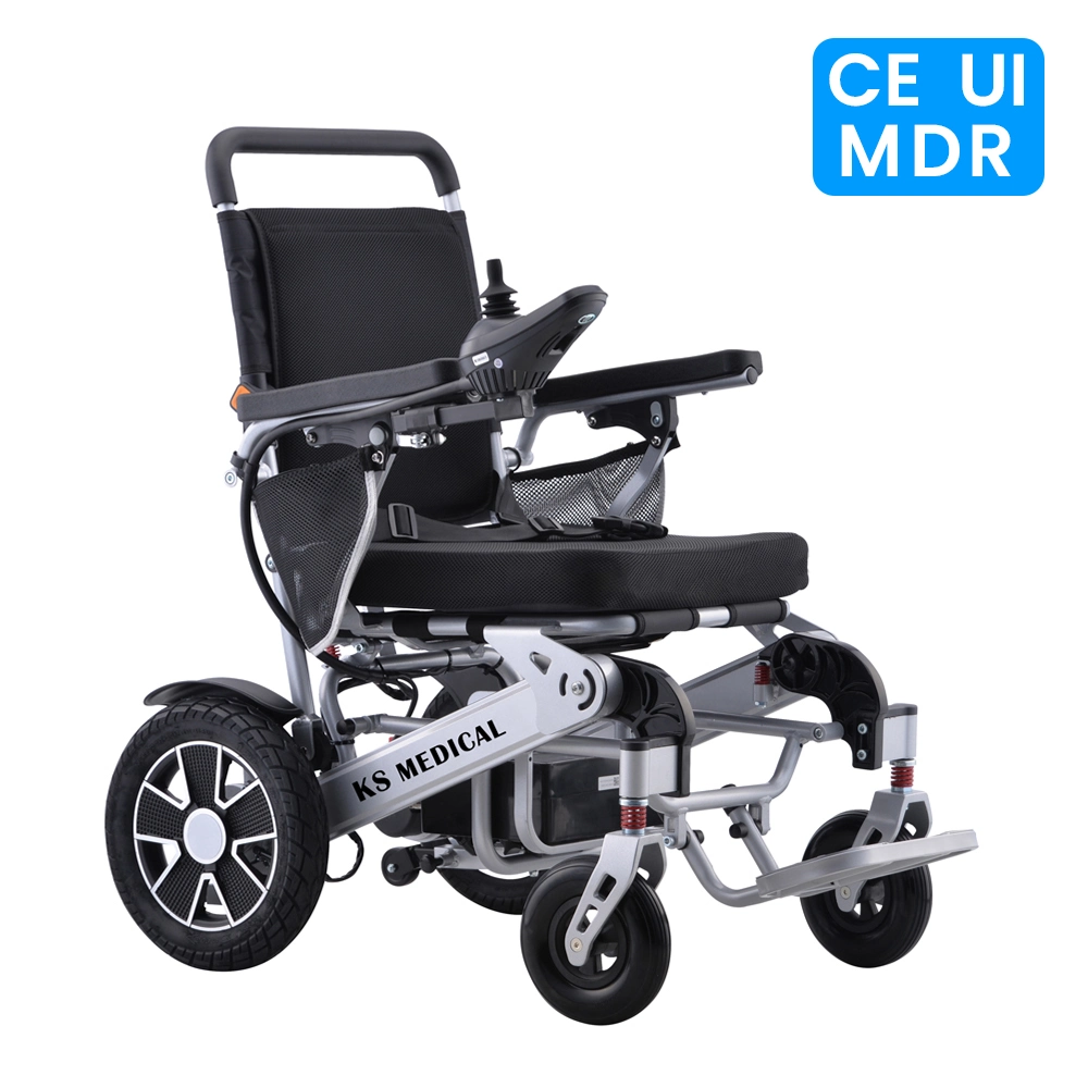 Ksm-606 Improve Accessibility Electric Folding Wheelchairs for Business Facilities Office Golden Wheelchair