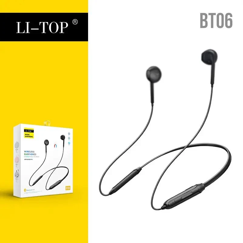 Wireless with Large Battery LED Display Stereo Neckband Earphones Earbuds Game Sports Headphones Handsfree Earphones