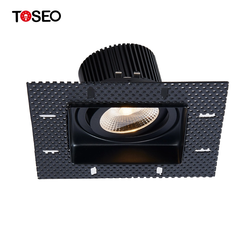 Diseño Trimless Europa Venta caliente COB LED Downlight Dowblight