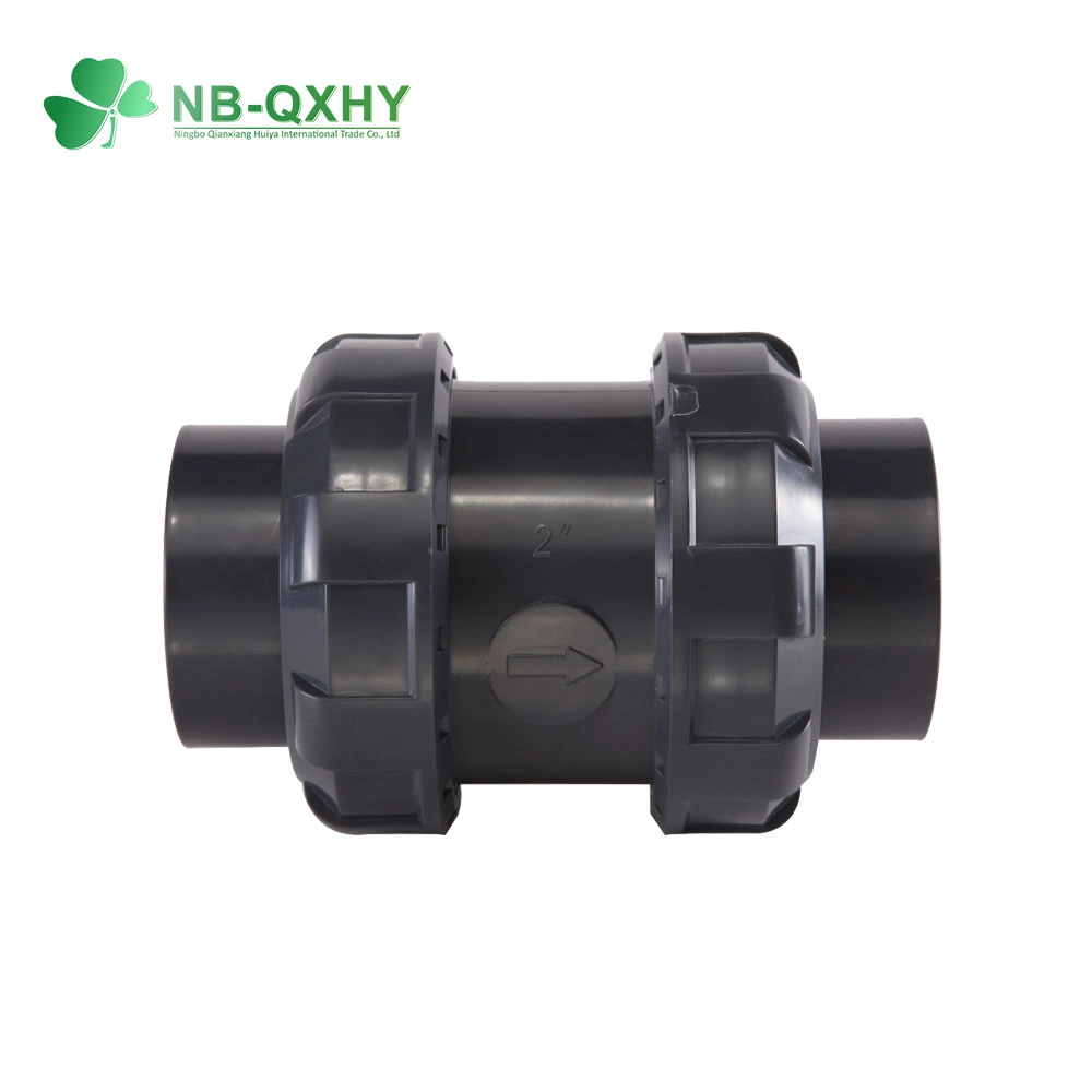 China Factory PVC True Union Ball Check Valve Swing Check Valve