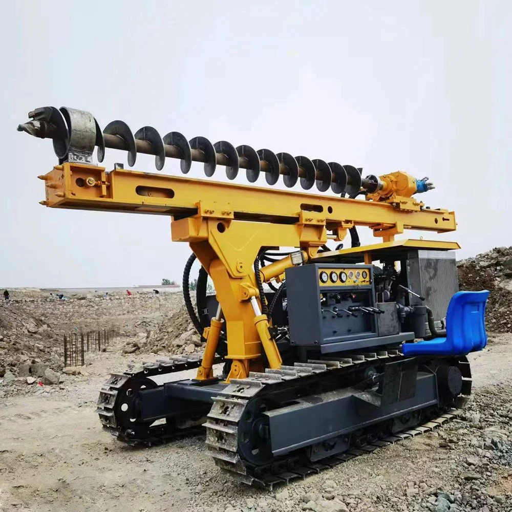 Solar Hole Drilling 150-400mm Dminingwell Pile Foundations Mine Rock Photovoltaic Equipment