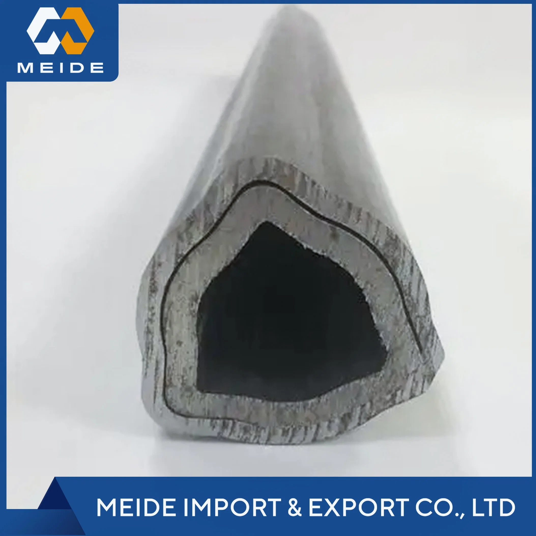 Seamless Steel Pipe Triangular Pipe Lemon Pipe Power Output Shaft Fittings St52 Q235 S58c 1062 60mn3 1.0642 60mn50mn 38mn2V for Automotive Special Shaped Pipes