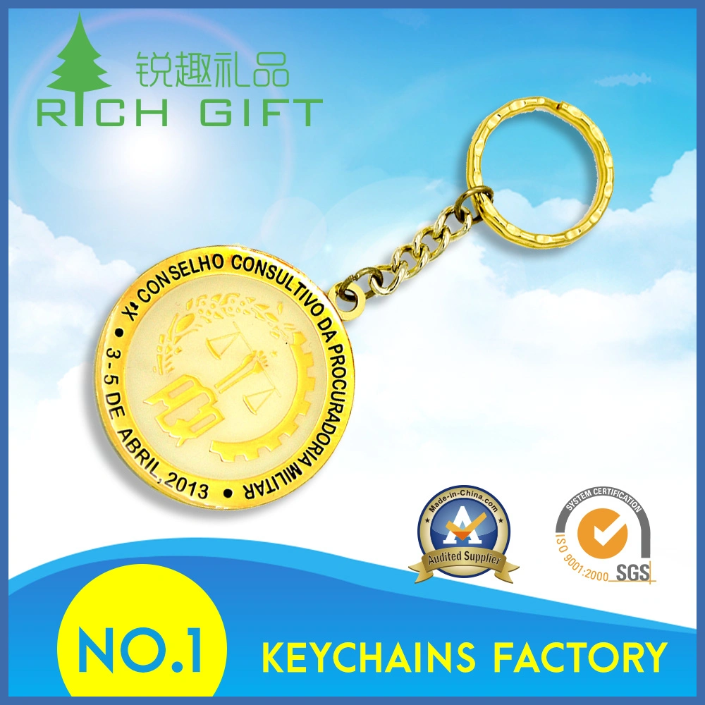 Accepted Custom Metal Enamel Finish Keychain Trolley Coin Key Ring with Gold Plating Laser Engraving Pattern Keyring for Wholesale Gift