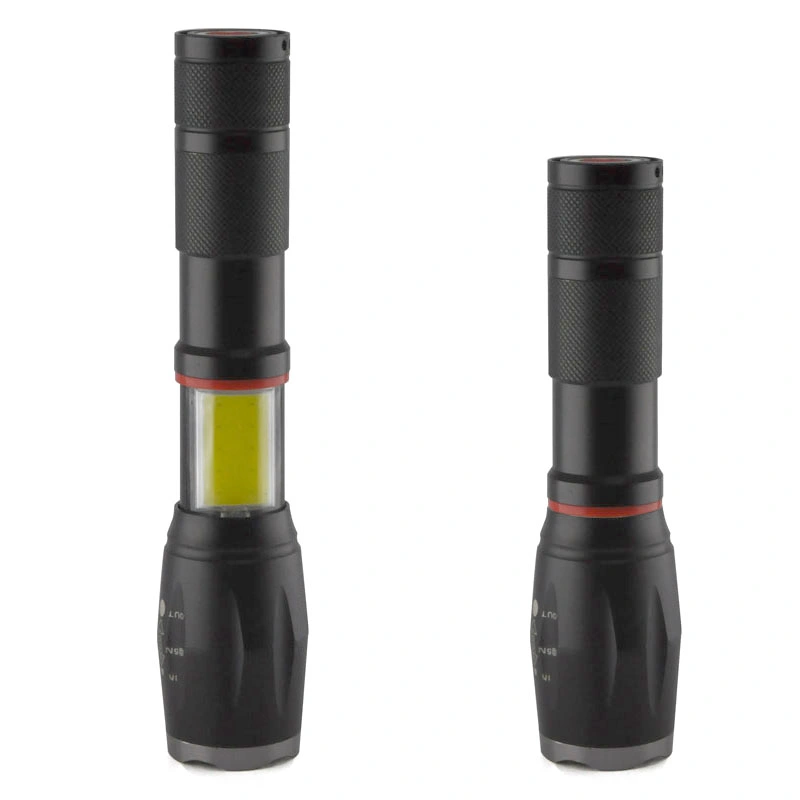 Aluminum LED AAA Battery Power 250lm China LED -250lm/COB-150lm Flashlights Waterproof Torch