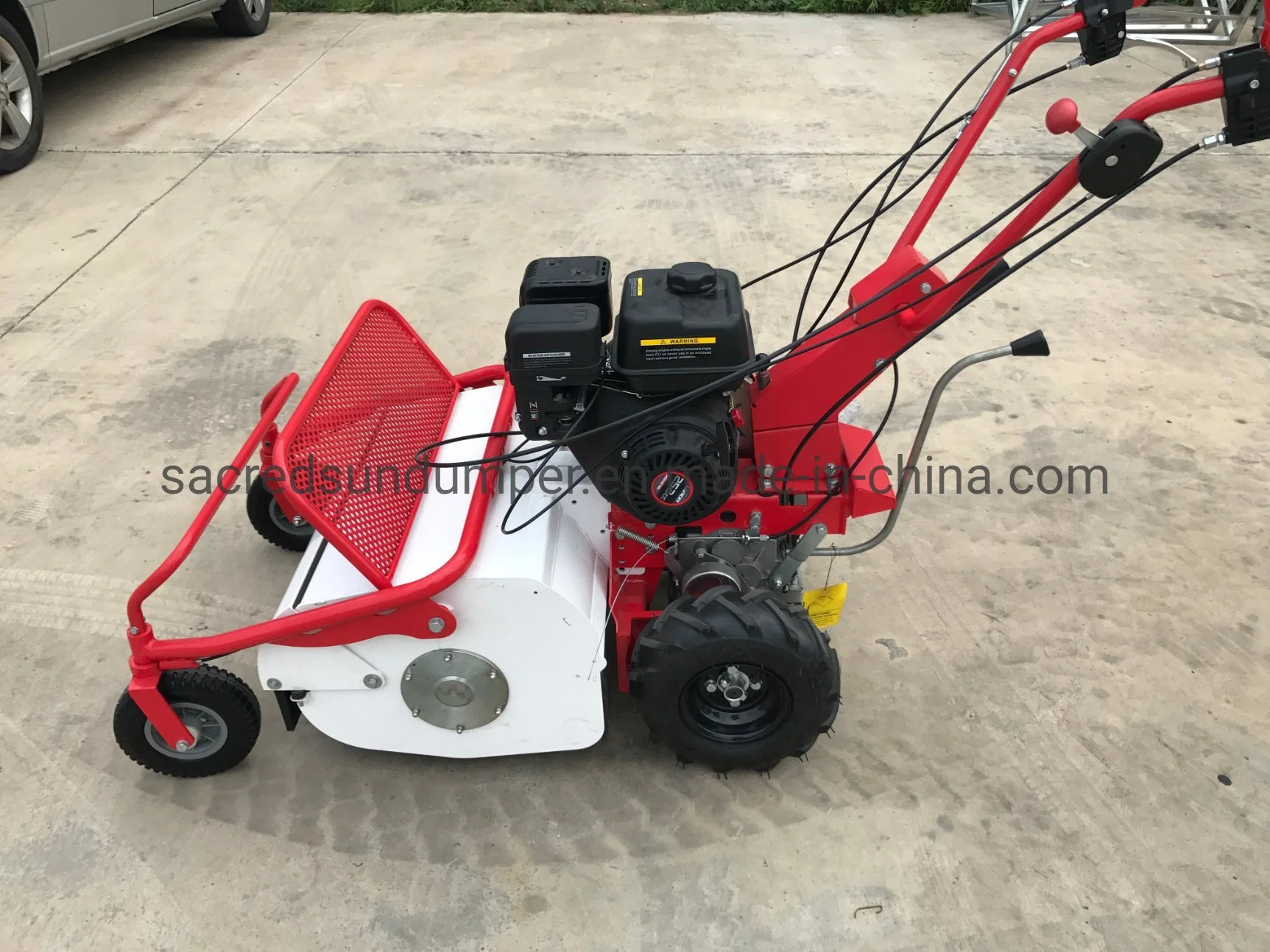 Gas Powered Push Lawn Mower Grass Trimmer Gasoline Rotary Mower