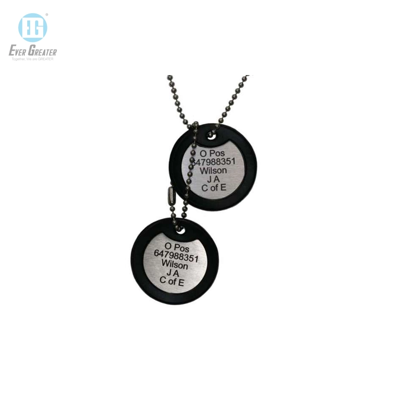 Customized Silicone Metal Dog Tag with Over 25 Years Experience and ISO Certs