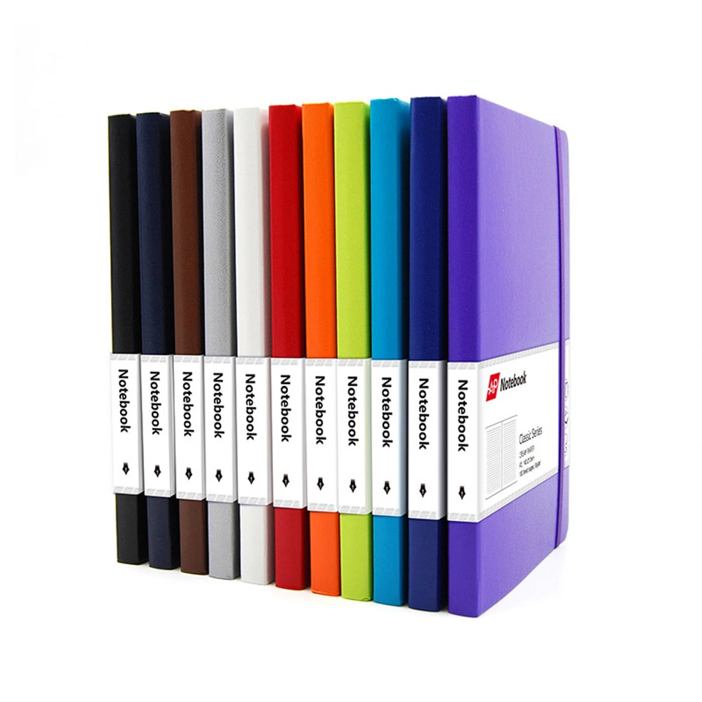 Z-079npromotional Kundenspezifisches PVC-Leder Journal lined Printing Custom Notebook