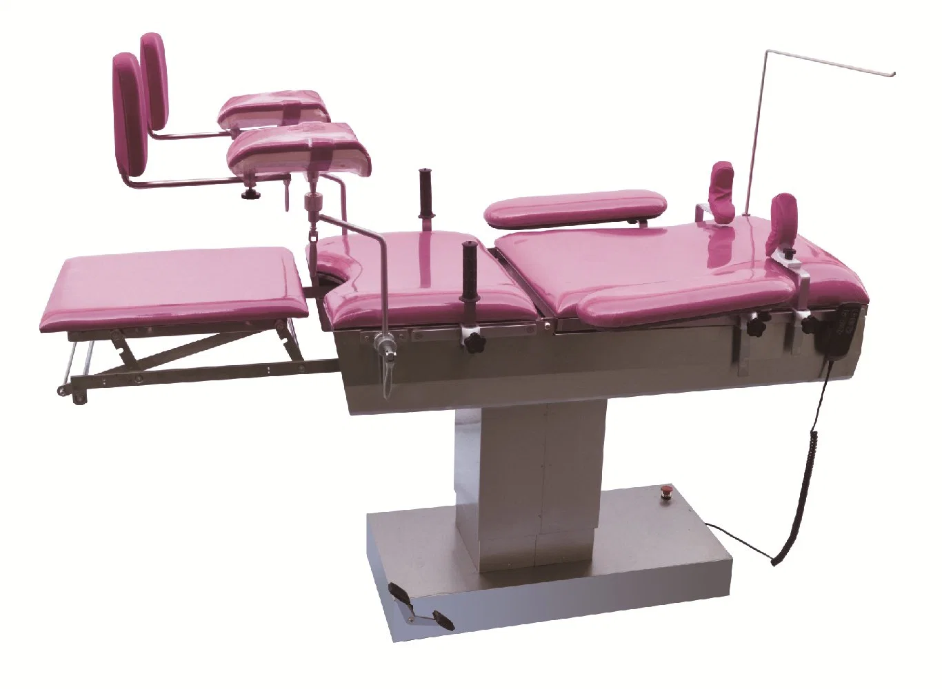 Chaise gynécologique de table d'examen pliée d'hôpital