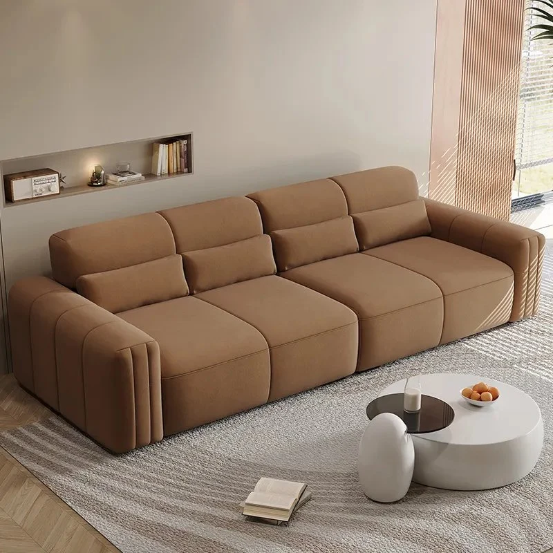 Manufacturers Direct Sale Newest Design Inline Sofa Makaron Color Sofa Gentle Sofa for Apartment