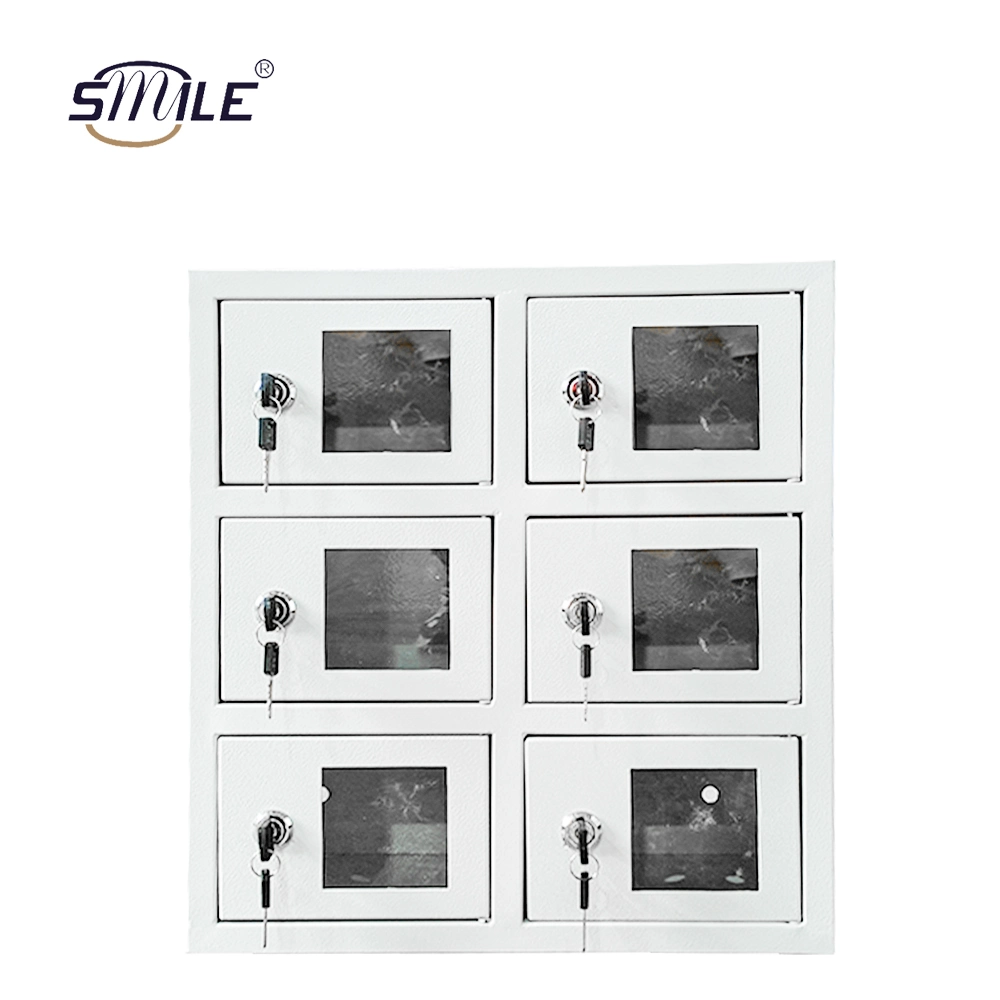 Smile Customizable Explosion-Proof, Moisture-Proof and Waterproof Multi-Door Metal Cell Phone Storage Cabinet