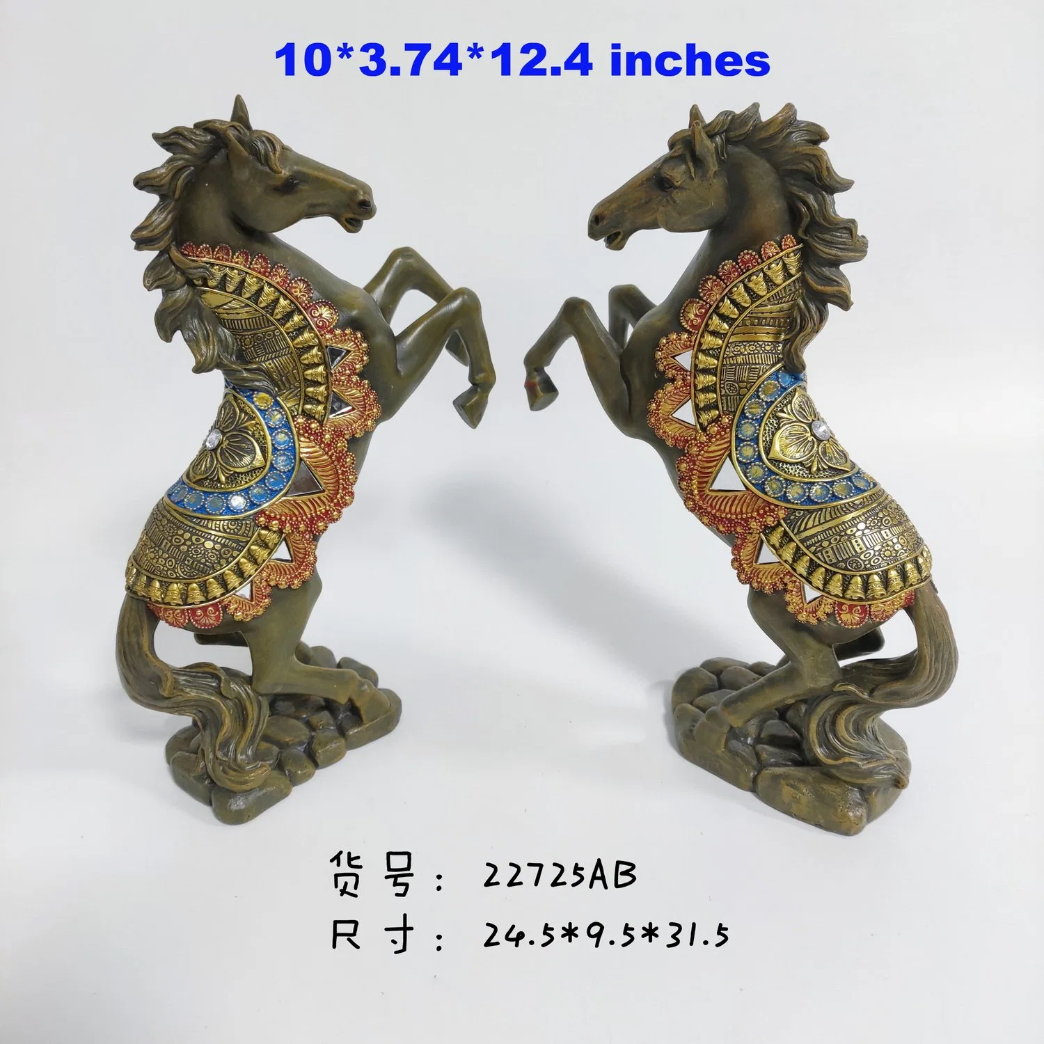 Wholesale/Supplier Modern Resin Home Decoration Horse Statue Horse Resin Crafts