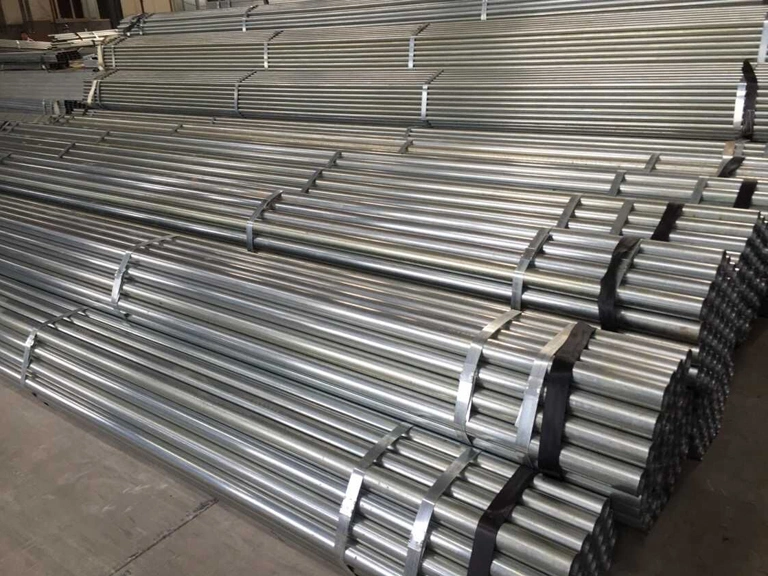 El carbono A53 A106 BS 1387 ronda de galvanizado en caliente de tubo soldado REG Tubo tubo rectangular DIP REG Tubo de acero estructural soldada tubo galvanizado