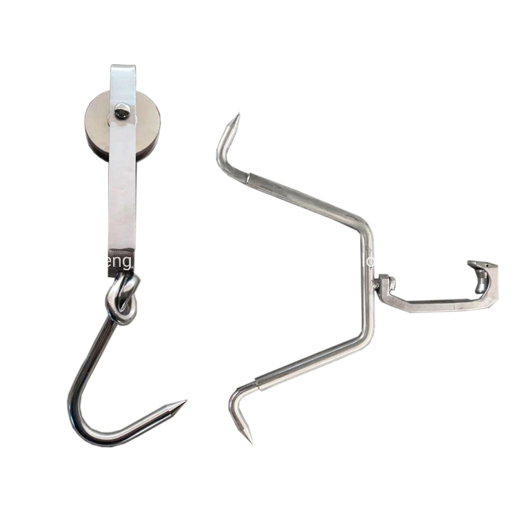 Sheep Slaughter Line Hook Goat Carcass Hanging Hooks for Goat Slaughtering Plant