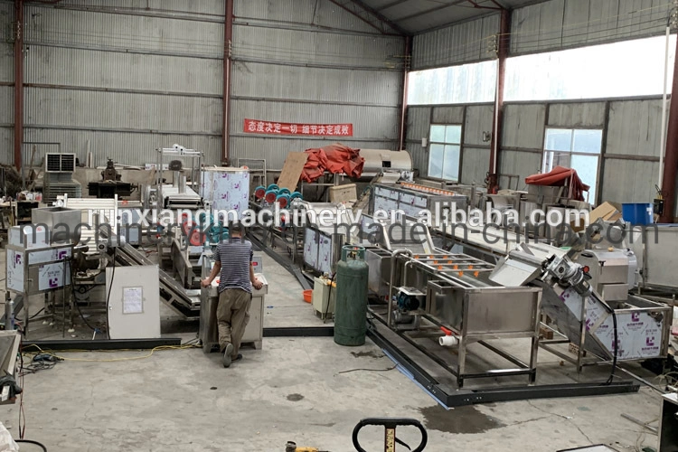 Semi-Automatic Weave Potato Chips Production Line Frozen French Fries Making Machine