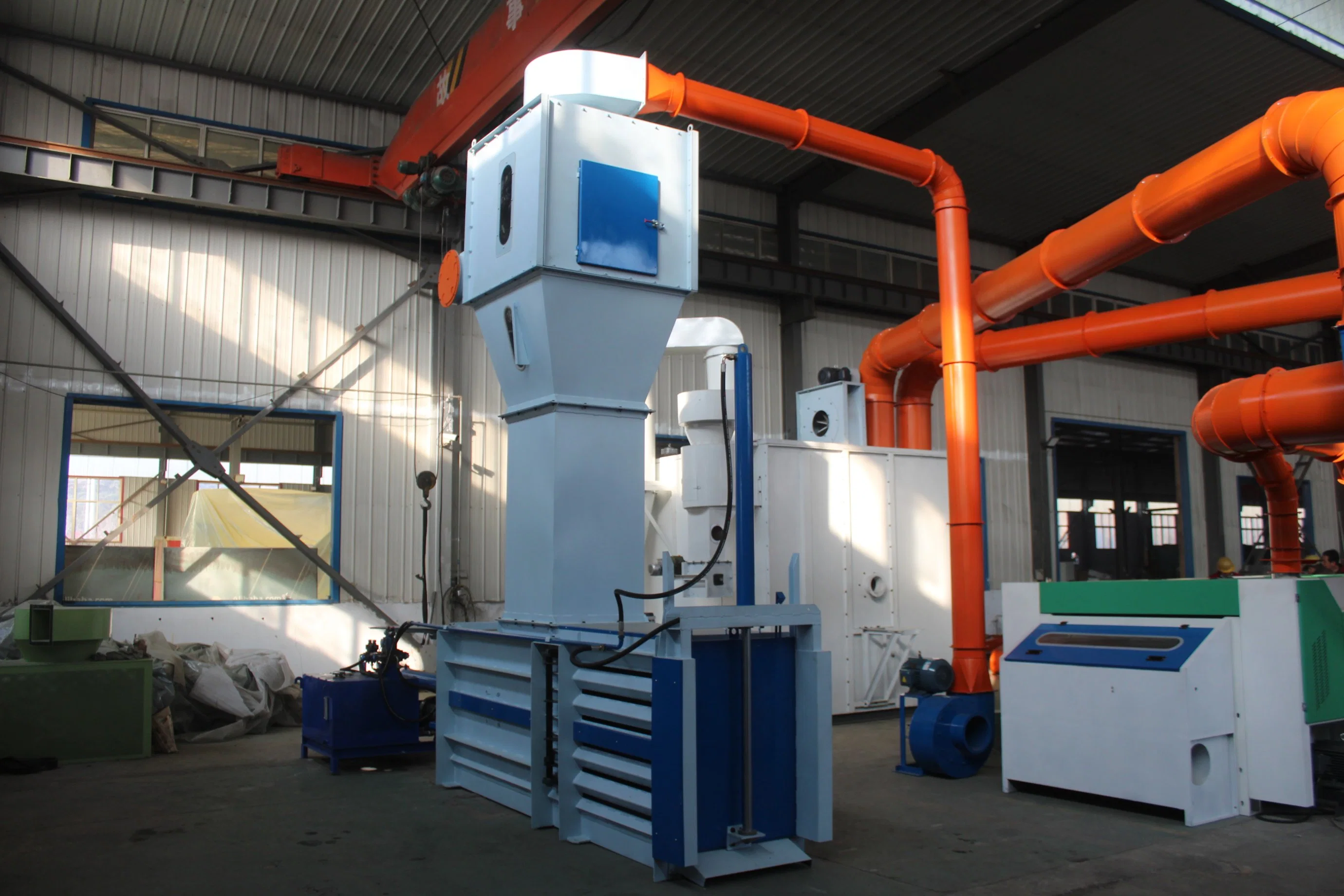 Combined Reducer with Frequency Conversion System Waste Clothing Jeans Yarn Recycling Production Equipment