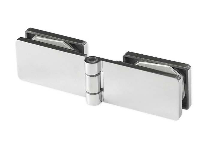 Glass Door Accessories Glass Clamp Stainless Steel Polished Finish Shower Hinge