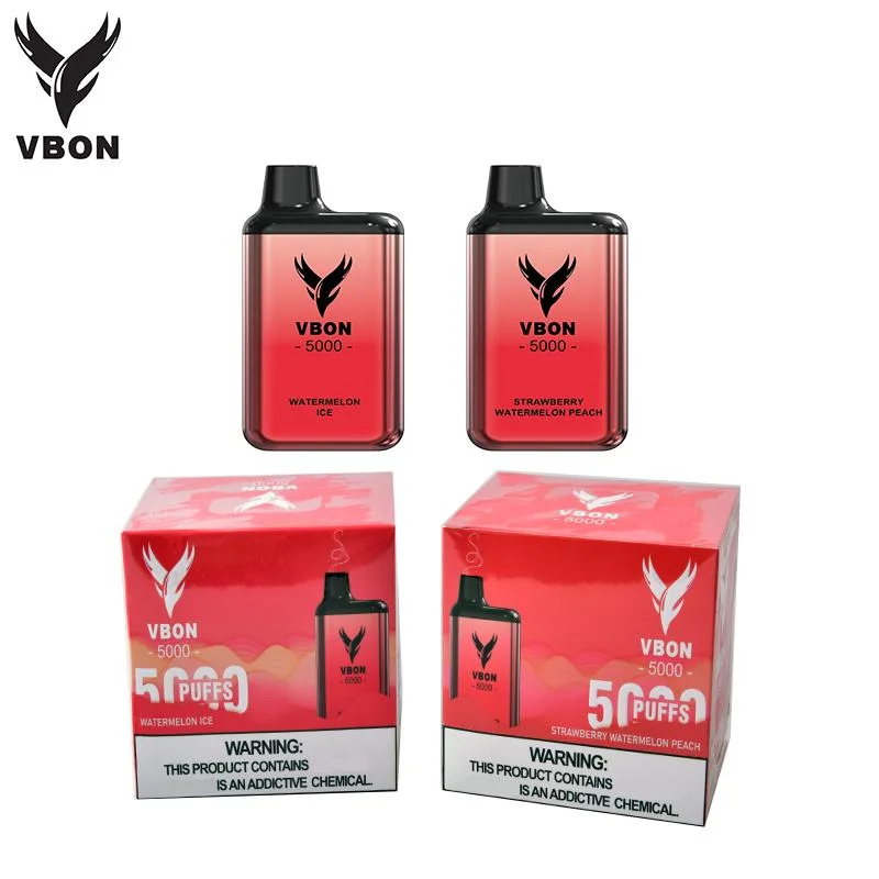 Vbon Smoke E-CIG NIC Free 5000 Puffs VAPE Vaporizer al por mayor Pluma