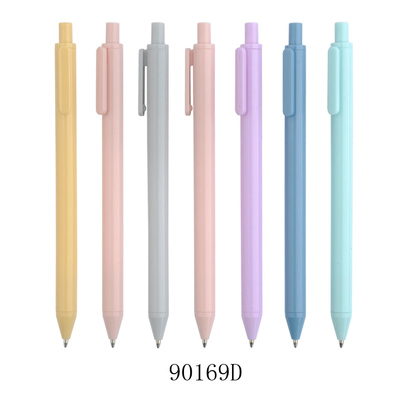 Cheap School Supplies Popular Stationery Personalized Logo Plastic Ball Pen