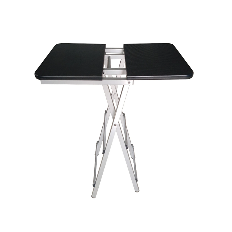 Height Adjustable Table Foldable Competition Table Dog Grooming Table Black Carton Wood Pellets Cleaning Sustainable