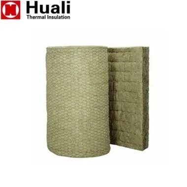 Thermal Insulation Roofing Material Rock Wool Blanket Sound Absorption Rock Wool Mat