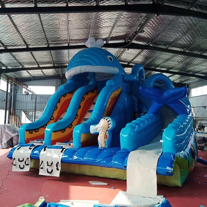 Venta caliente de pequeño castillo inflable para niños Juego de casa inflable para fiestas, saltar y deslizarse al aire libre