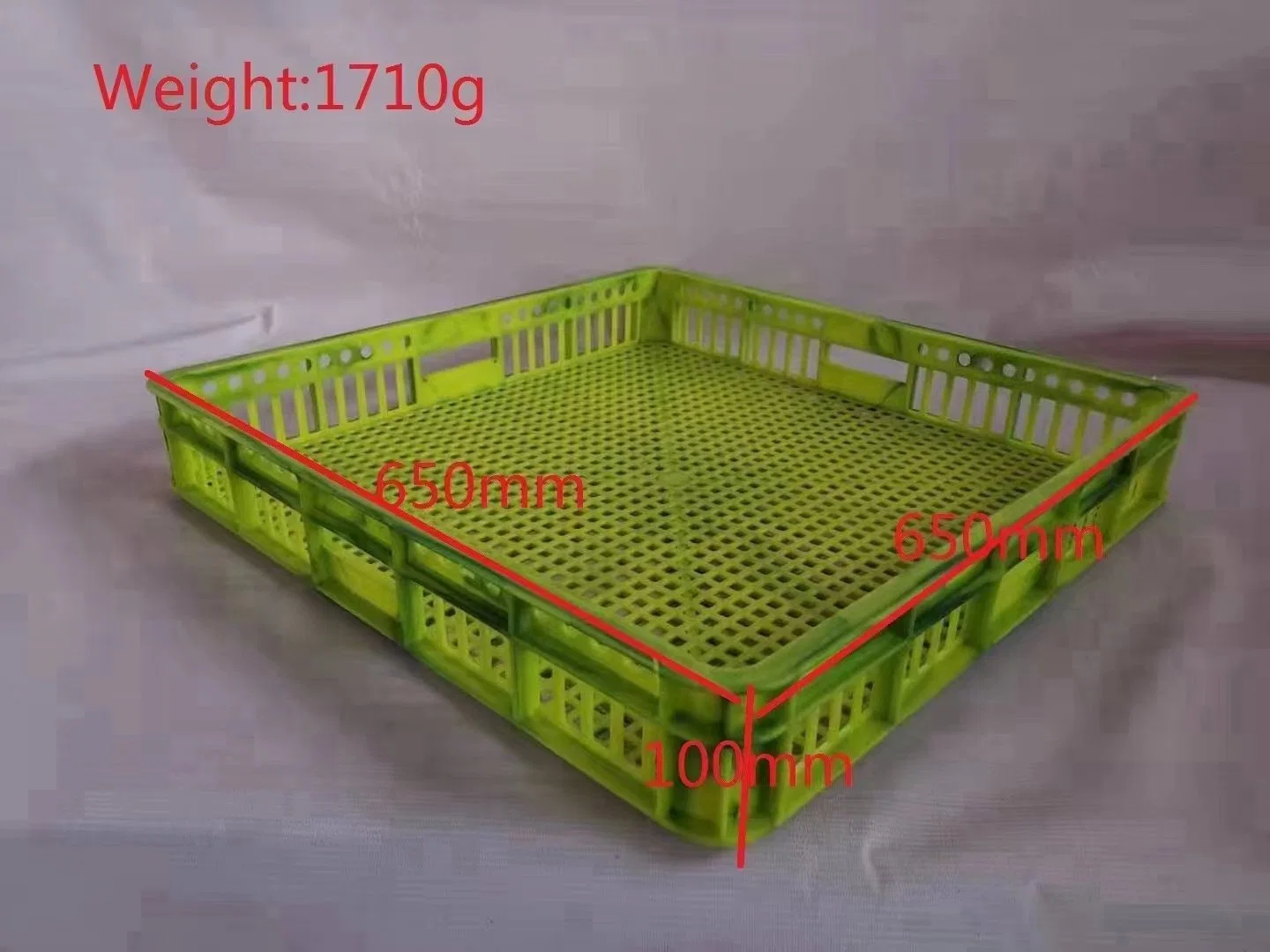 Utilisé en plastique moule de la Caisse de carrés de seconde main Logistids de poulet de moulage par injection de la caisse