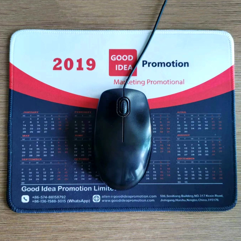 Термопечать Печать рекламы PU Mousepad, Рекламная Подарочная Настольная коврик