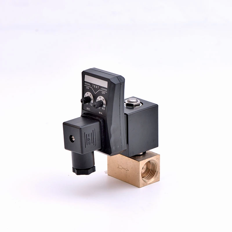 Automatic Brass Electronic Water Drain Valve with Mechanical Pneumatic Timer Solenoid Drain Valve for Air Compressor