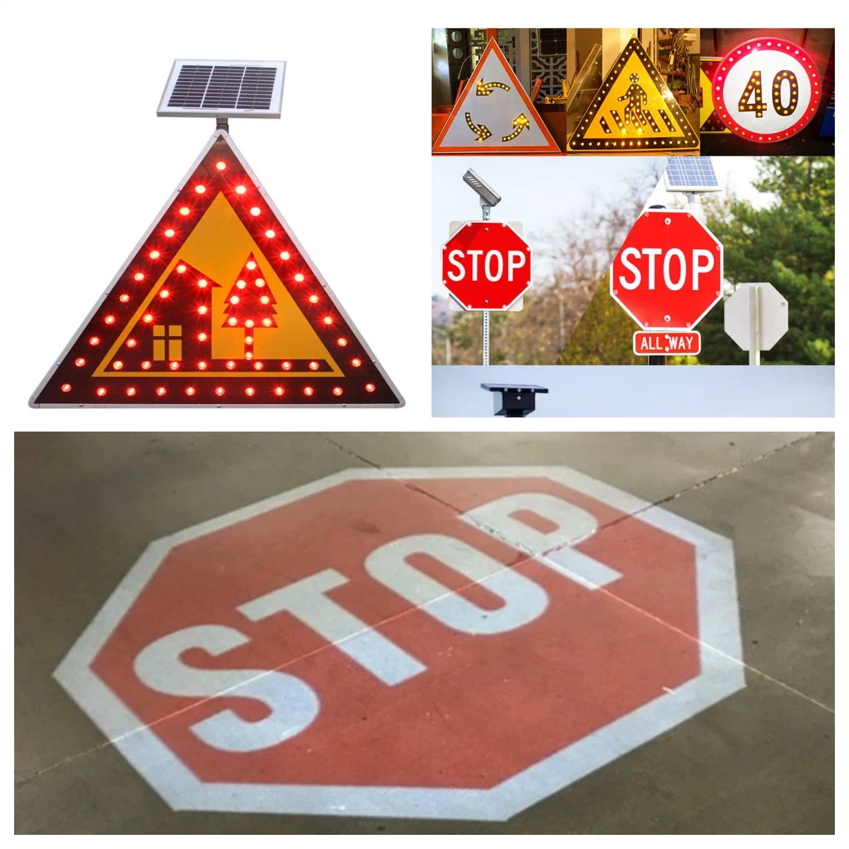 LED Traffic Safety Sign Solar Traffic Systems