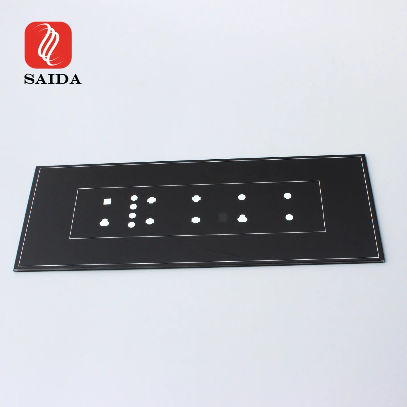 Sensitive Touch Panel Cover Glass for Home Appliance Light Switch Glass Panel