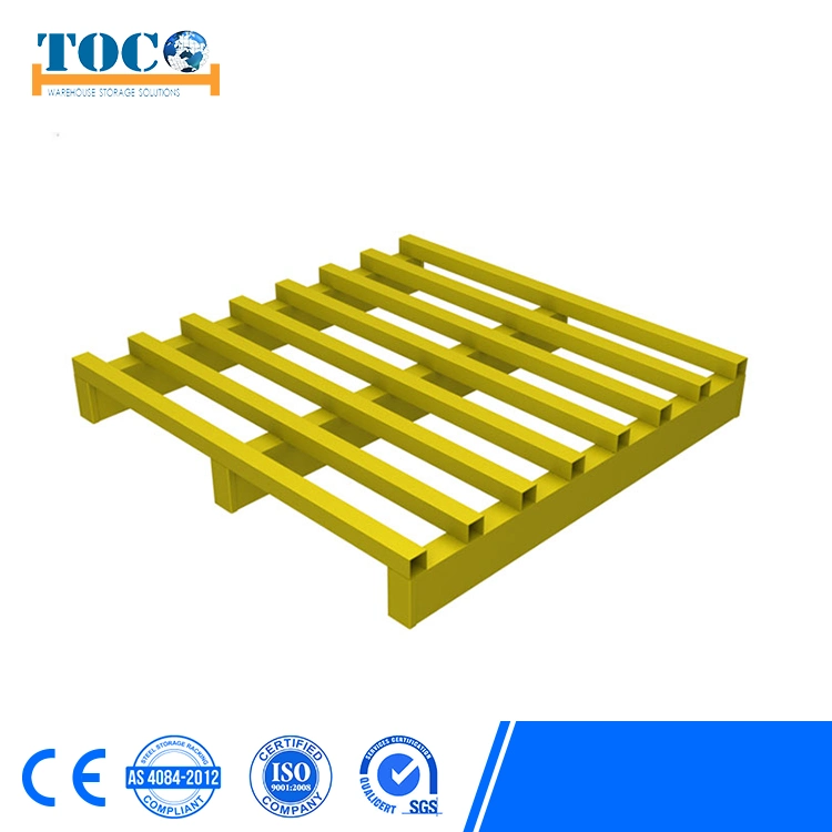 China Top Supplier Single Faced Wire Mesh Metal Pallet with Safety Edge