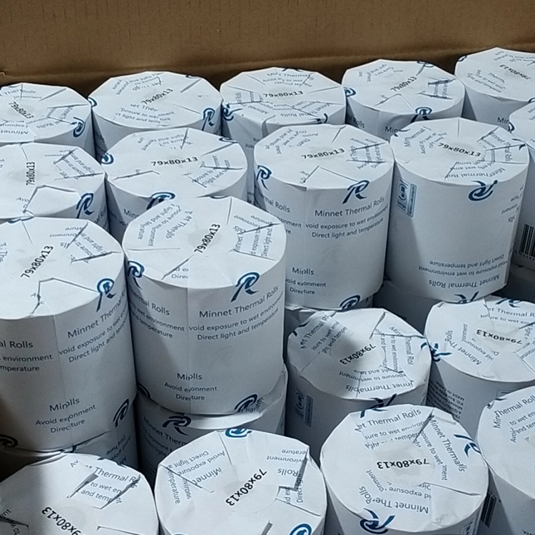 Recibo de caixa papel papel Papoel POS rolos amostra grátis 80 mm 57 mm Registo de caixa até ao recibo papel térmico de fita