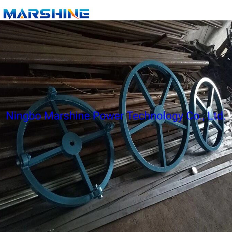 Vertical Type Underground Cable Tools Supporting Cable Reel Stand in Stringing Line Site