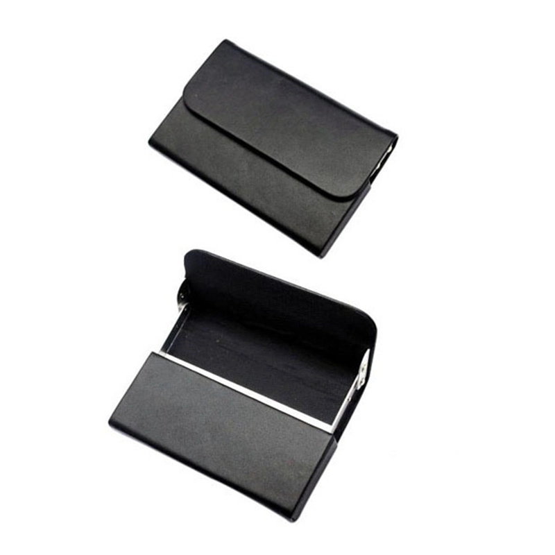 Wholesale/Supplier Custom Logo Gift Credit ID RFID PU Leather Metal Aluminum Business Name Card Holder Cartoon Card Holder