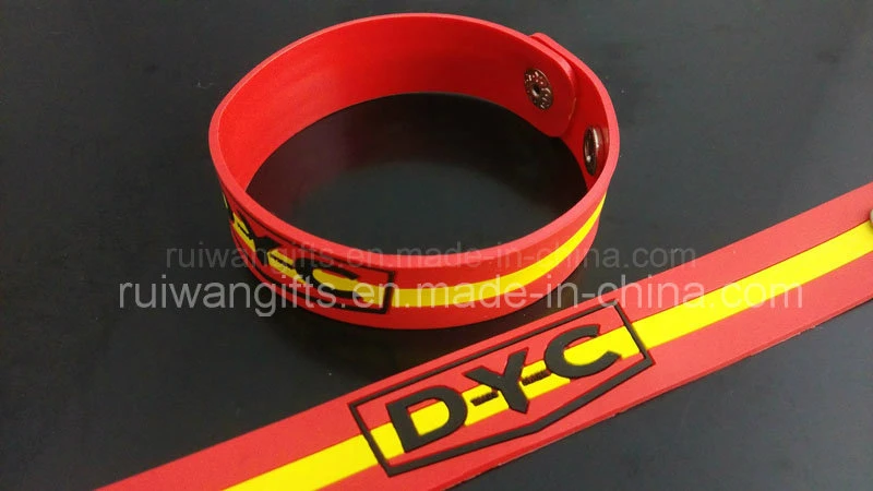 Custom Made Soft PVC Bracelet for Promotion (BR022)