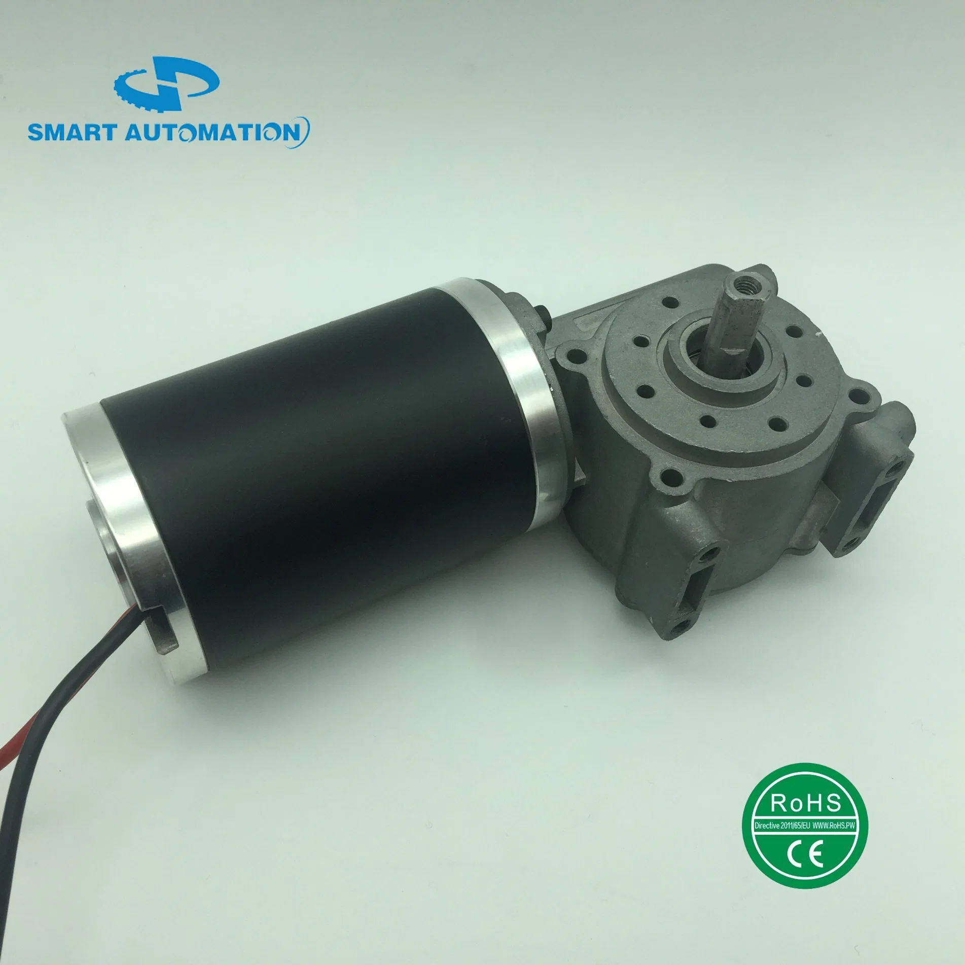 63WG 12V 24V 36V 48V DC de alto par motor de Abrepuertas Automático, para el deslizamiento de laminación de oscilación de puerta de garaje ascensor ascensor abrir y cerrar, opción con la caja de engranajes de gusano